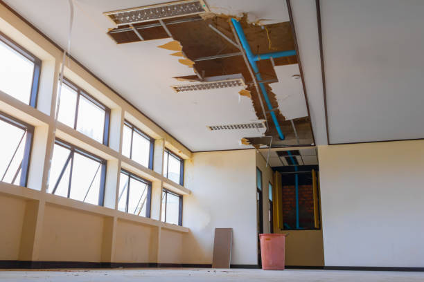 Water damage restoration process in Bradford, OH